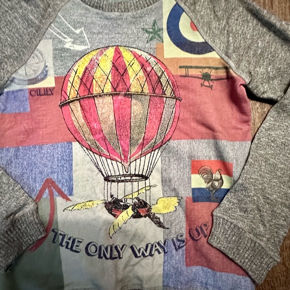 Oilily unisex youth crewneck scoopneck sweatshirt size youth 12Y - like new - Picture 2 of 2